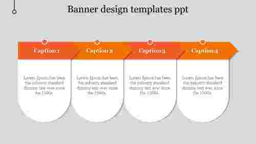 banner design templates ppt-Orange